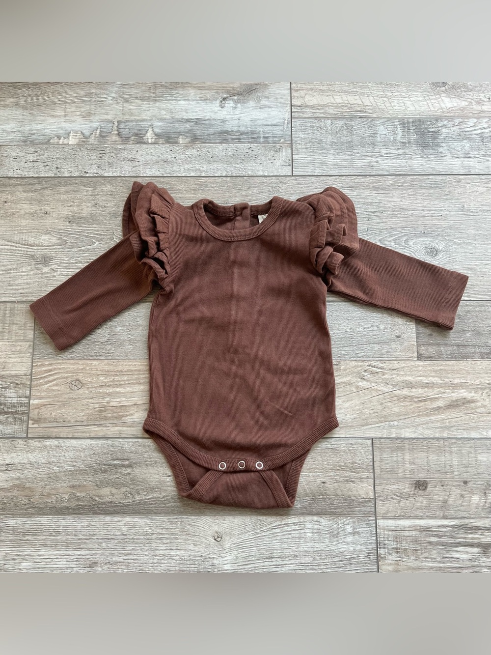 Kate Quinn Triple Ruffle Bodysuit Size 12-18 Months